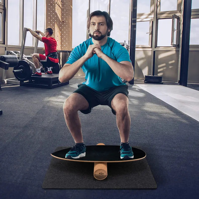 High-Capacity Balance Board – 500 LB Trainer for Core Stability, Coordination, and Skateboard Skills