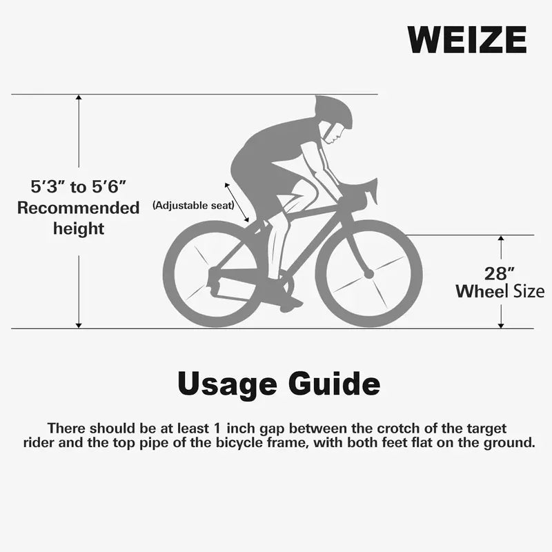 WEIZE 700C Road Commuter Bike – 14-Speed Shimano Drop-Bar Hybrid with Caliper Brakes & High-Carbon Steel Frame