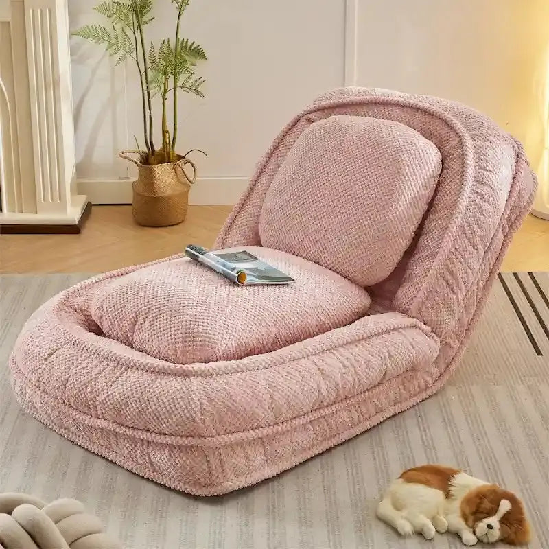 Multi-Position Lazy Sofa – 5-Way Adjustable Foldable Lounge for Bedroom or Living Room