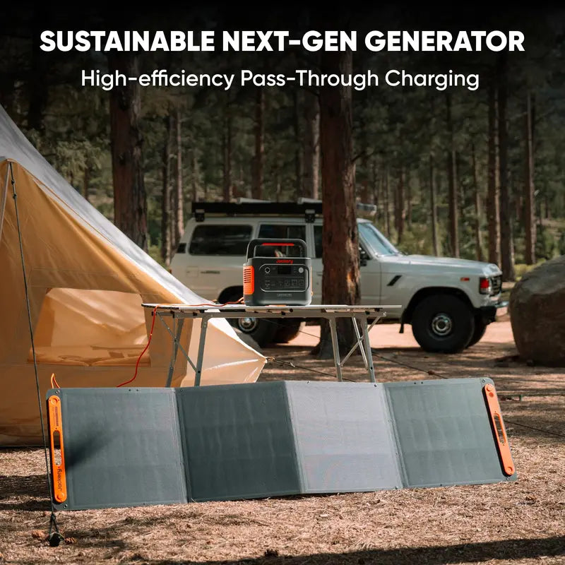 Jackery Explorer 1000 v2 Portable Power Station, 1500W AC Output, Fast Charging, 1070Wh Capacity, Smart App Control, Compact Design