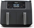 Ninja Foodi DualZone Smart XL Air Fryer – 10-Quart 6-in-1 with Two 5-Quart Baskets, Smart Cook Thermometer, and Match Cook