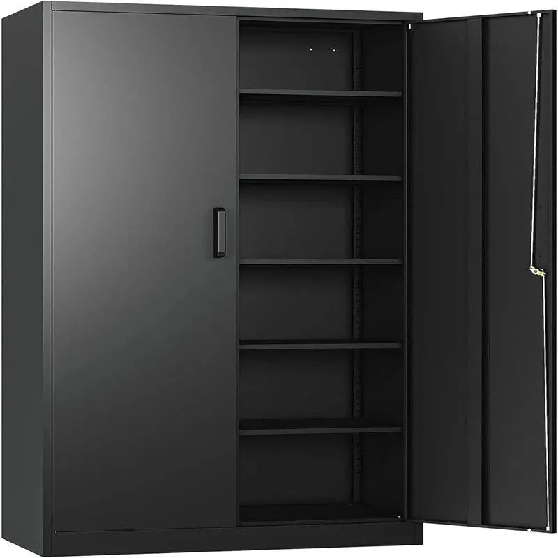 Heavy-Duty Metal Garage Storage Cabinet – Lockable, Freestanding Unit for Tools and Equipment Organization
