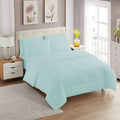 Sweet Home Collection 7 Piece Bed-in-a-Bag Down Alternative Comforter Sheet Set - Aqua - Twin