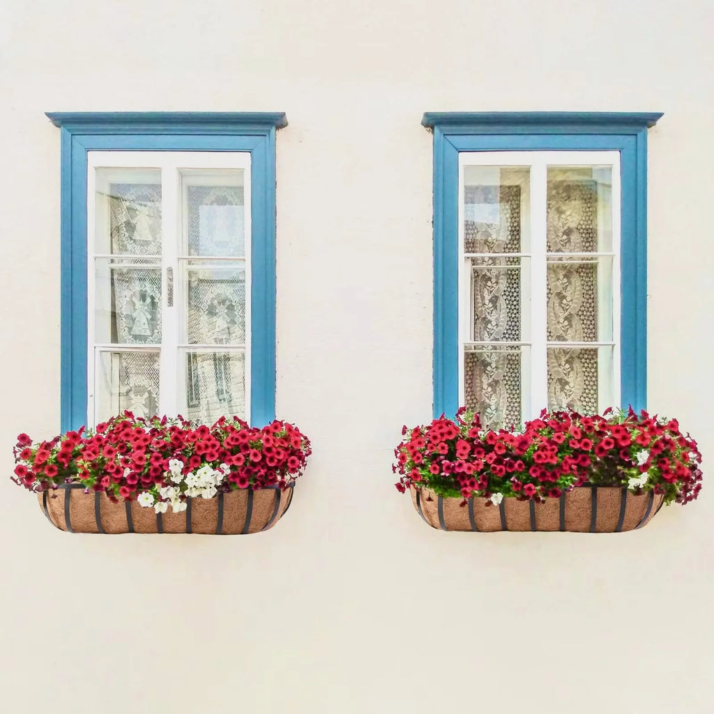 Harmiden 4 Pcs 30 Window Box Deck Railing Planter
