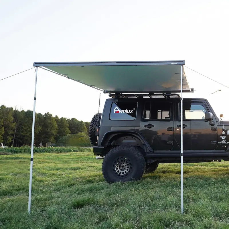 W5300T Semi-Automatic Retractable Patio Awning with Weather-Resistant Fabric