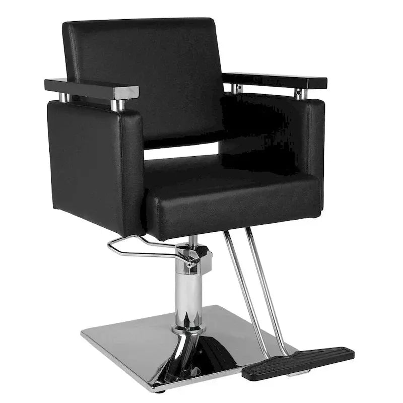 Hydraulic Barber Chair for Salon Use – Adjustable Styling Station with Footrest
