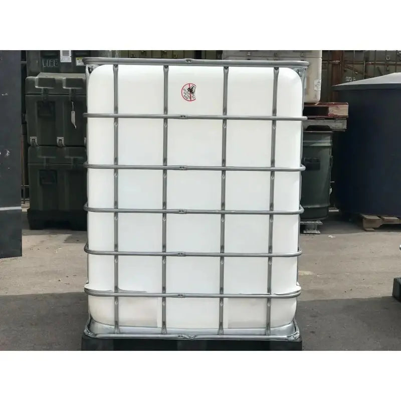 Food-Safe 330-Gallon IBC Container – Heavy-Duty Water Storage Solution