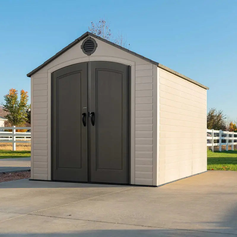 Lifetime 8′ x 10′ Weather-Resistant Outdoor Storage Shed