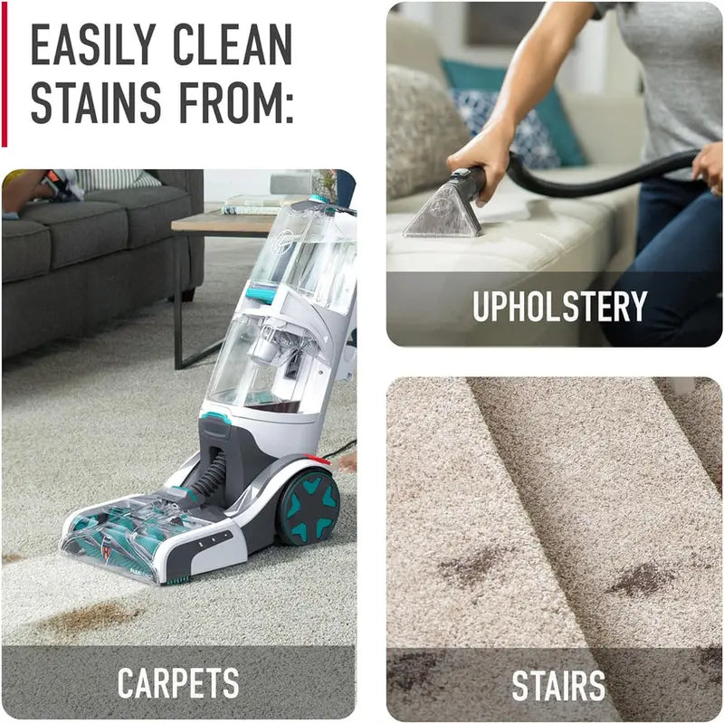 Hoover SmartWash+ FH52000 – Automatic Carpet Cleaner with Deep Shampoo, Deodorizing & Pet Stain Removal