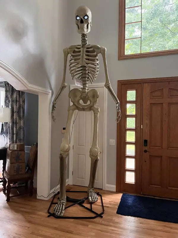 LifeEyes LCD-Equipped Giant Skeleton – Realistic Animated Eye Display