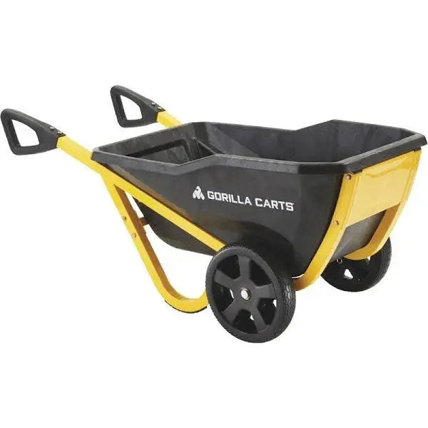 Gorilla Carts 7 cu. ft. Evolution Poly Yard Cart – Heavy-Duty Utility Wagon