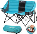 Heavy-Duty Double Loveseat Camping Chair – Extra-Wide Padded Folding Sofa for Two, Portable & Durable
