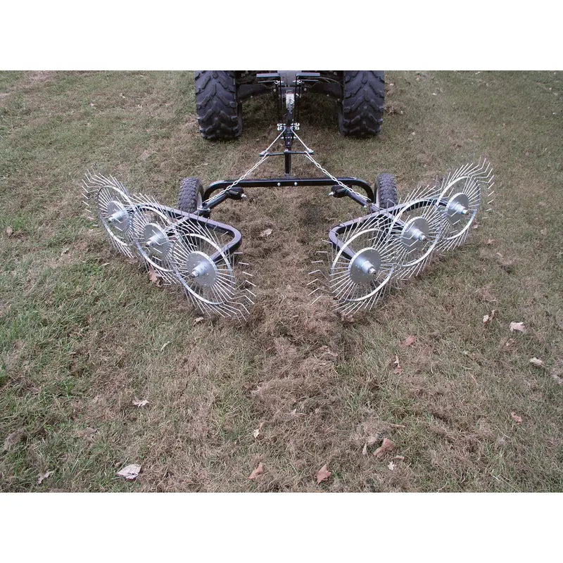 Strongway Acreage Rake  60in.W, 6 Tine Reels