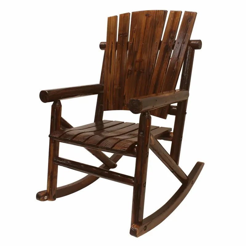 Leigh Country Char-log Porch Rocker Chair
