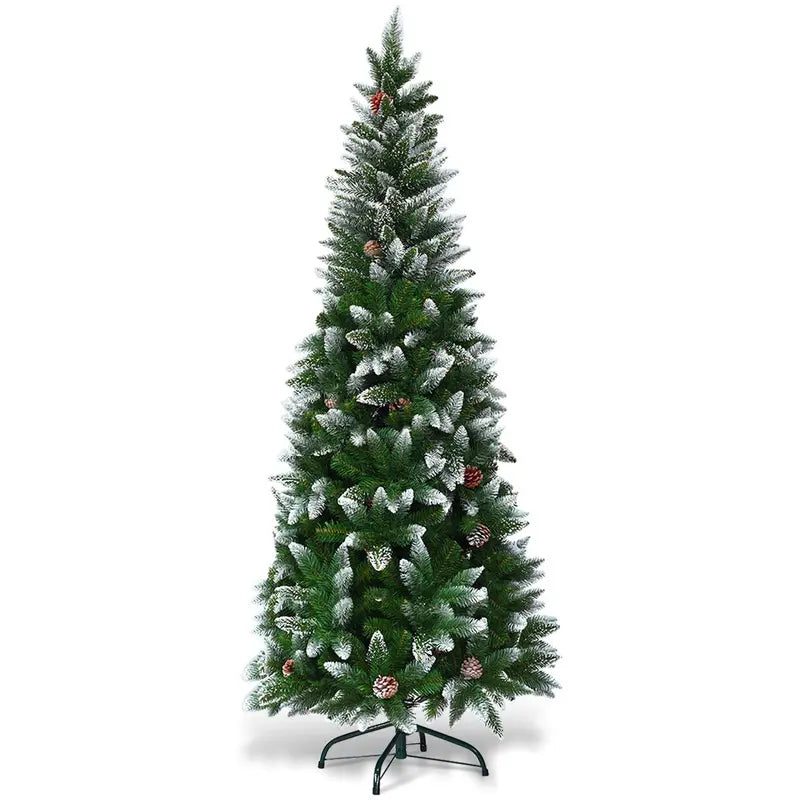Slender Pencil-Style Artificial Christmas Tree  Available in 5ft, 6ft, and 7.5ft Heights
