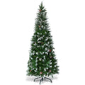 Slender Pencil-Style Artificial Christmas Tree  Available in 5ft, 6ft, and 7.5ft Heights