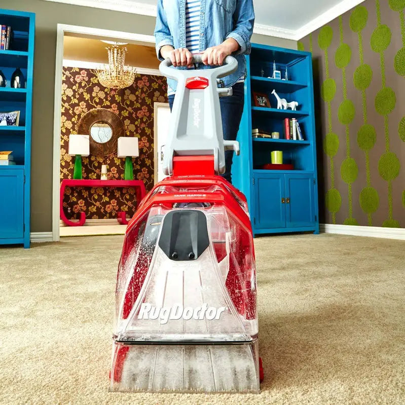 Rug Doctor Deep Clean Carpet Cleaner Machine with Two 1-Liter Detergent Bottles