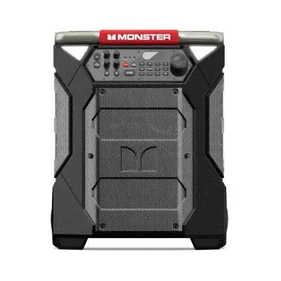 Monster Rockin' Roller 270 Portable Bluetooth Speaker – Rugged Wireless Speaker with 360° Sound and Rolling Caster Design