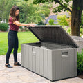 Lifetime 568-Litre Modern Deck Box – Weather-Resistant Outdoor Storage Unit (Model 60384U)