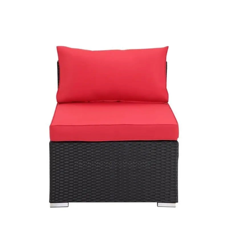 Moshannon 6-Person All-Weather Wicker Outdoor Seating Group – Includes Premium Cushions