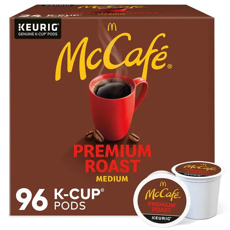 McCafé Premium Roast Medium Roast Coffee Pods – Compatible with Keurig Brewers
