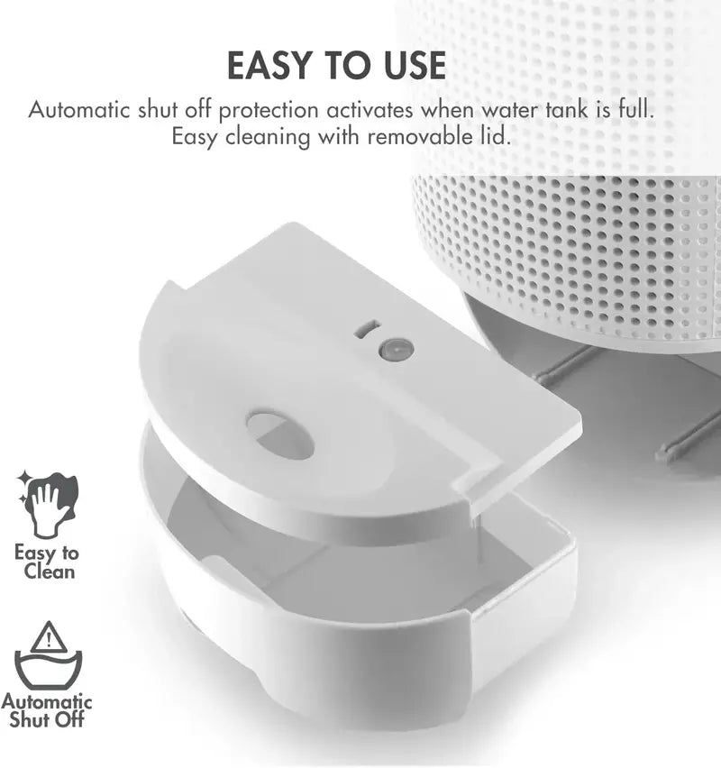 Sorbi 1000ml Rechargeable Desiccant Dehumidifier  HEPA Air Purifier with Touch Controls and Variable Fan Speed