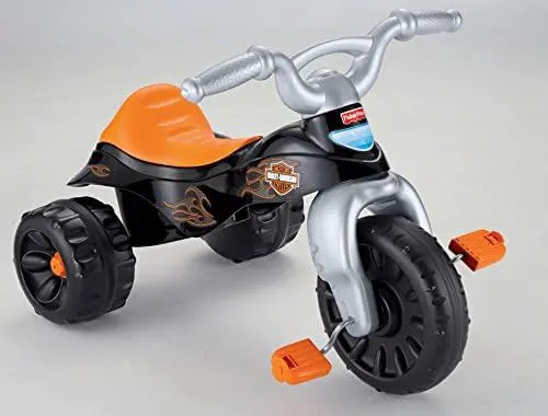 Fisher-Price Harley-Davidson Toddler Tricycle with Handlebar Grips & Storage – Amazon Exclusive