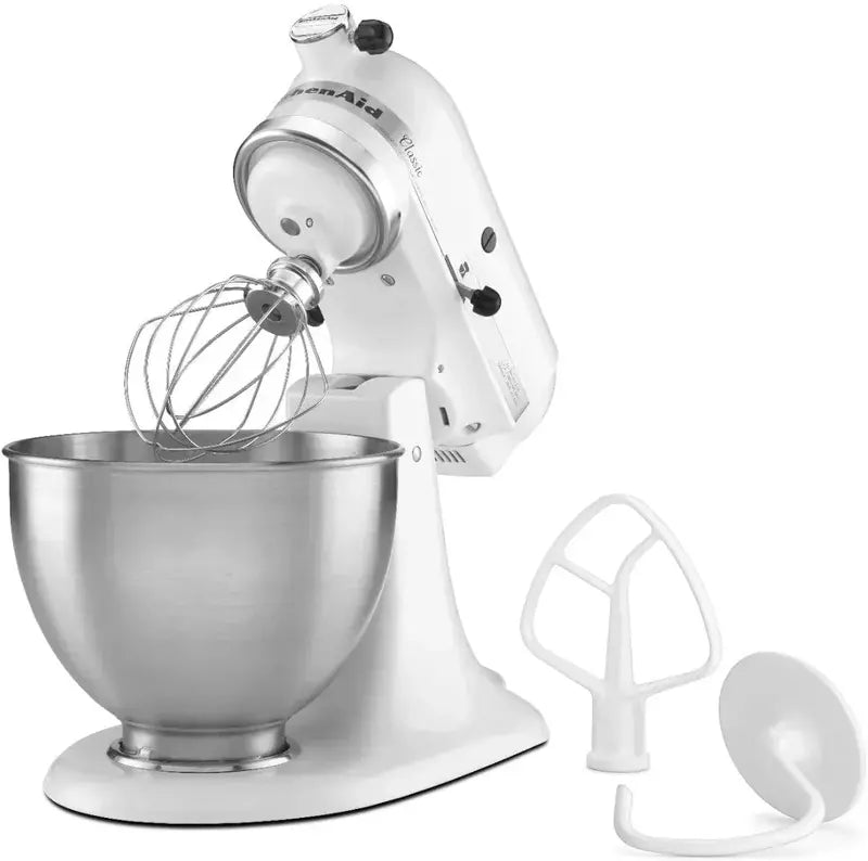 KitchenAid K45SS Classic 4.5-Quart Tilt-Head Stand Mixer in Onyx Black