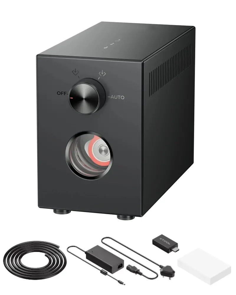 Upgraded Air Compressor  30L/min Output, Metal Piston Pump for Laser Cutters