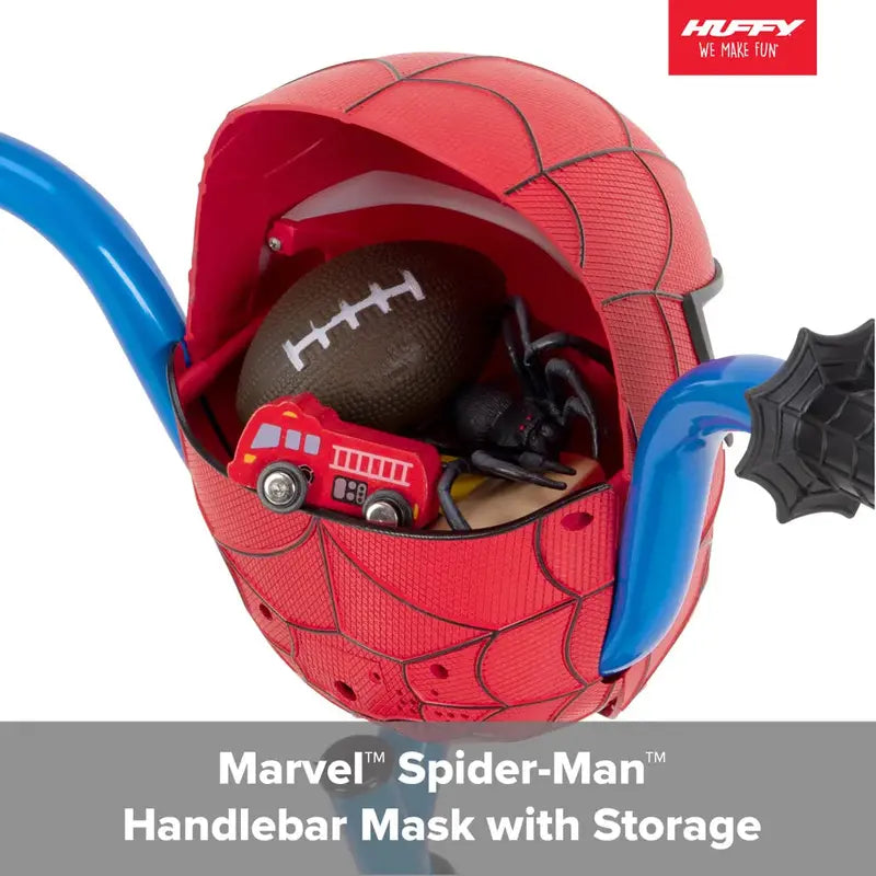 Huffy Spider-Man 12-Inch Kids' Bike with Training Wheels – Lightweight, Simple Assembly for Ages 3–5