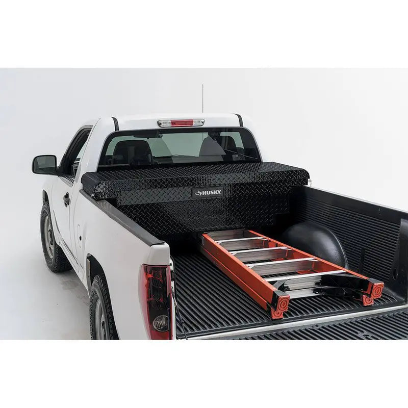 Husky Matte Black Aluminum Truck Box – Low-Profile 61.86″ Mid-Size Vehicle Storage Solution