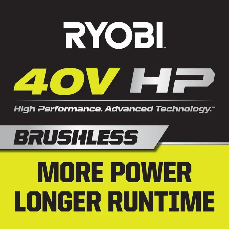 RYOBI 40V HP Brushless Cordless Earth Auger with 8 in. Bit (Tool Only) RY40701BTL