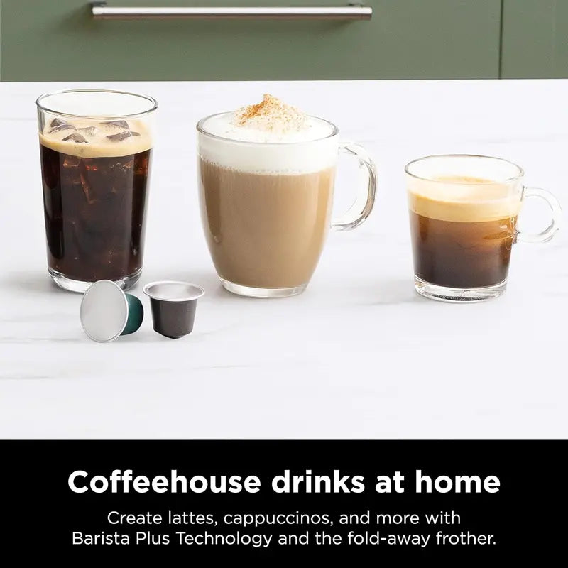 Ninja Espresso & Coffee Maker – 3 Brew Styles, Single-Serve & Barista-Style System