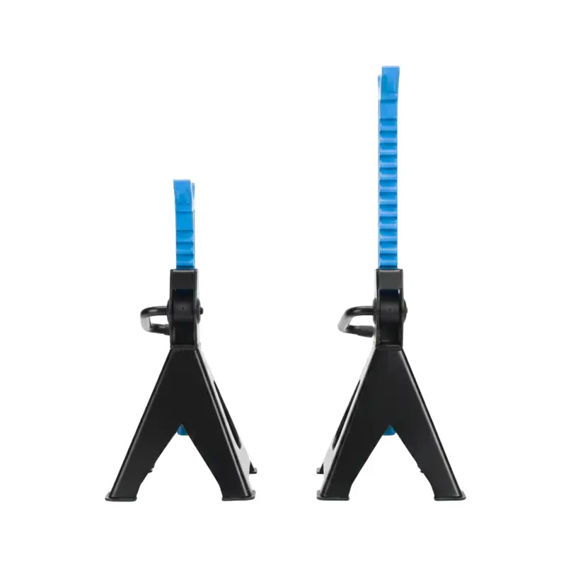 Heavy-Duty 3-Ton Extra-Height Ratcheting Jack Stands – Adjustable Pair (13.4″ to 21.1″)