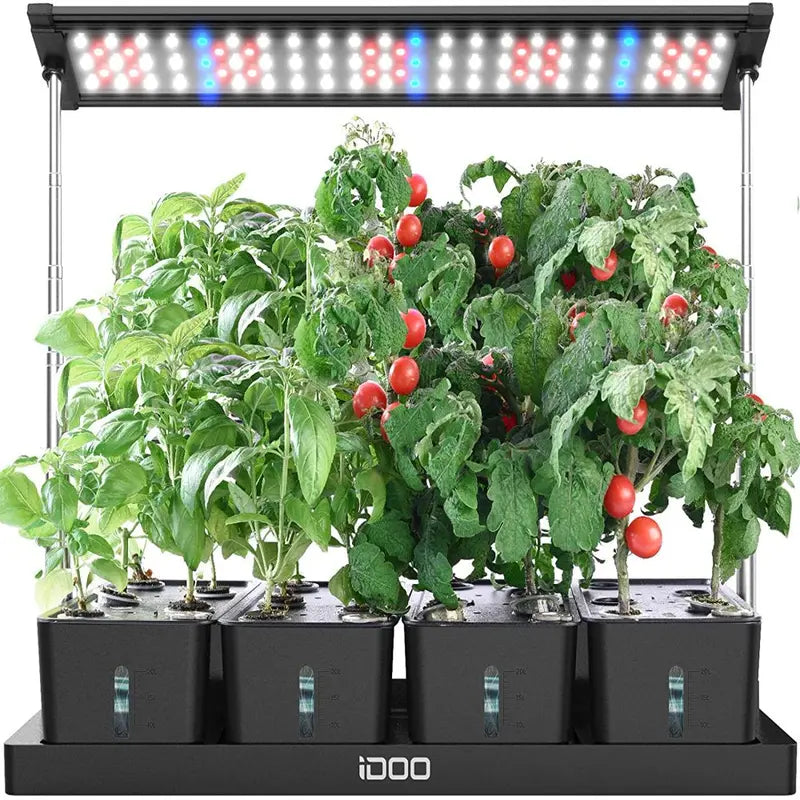iDOO Hydroponics Growing System – Indoor Herb Garden Planter with 20 Pods & 34W LED Lights