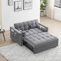 Modern Grey Sleeper Couch – Fold-Out Sofa Bed for Apartments & Living Rooms