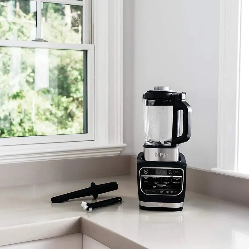 Ninja HB152 Cold & Hot Blender – 1400 Peak Watts, 64oz Nonstick Glass Pitcher