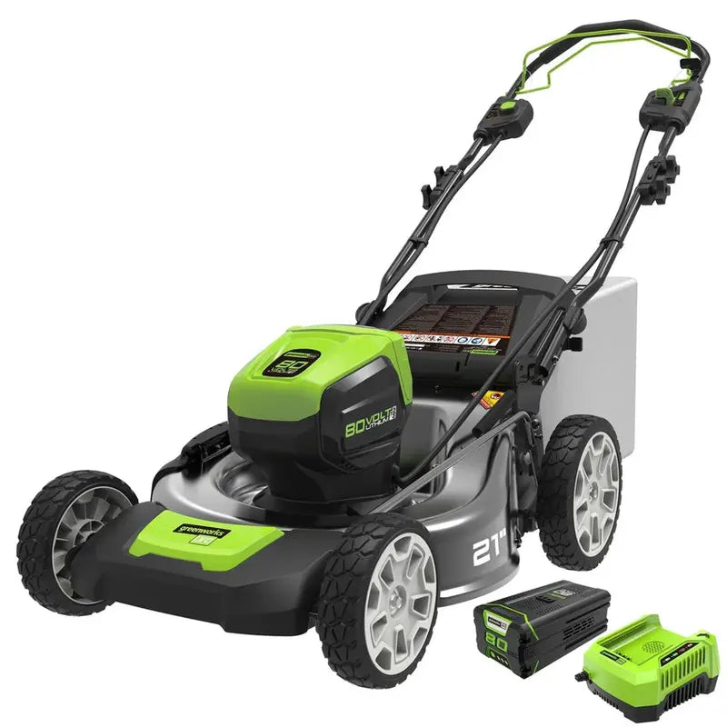 Greenworks 80V Cordless 21″ Self-Propelled Brushless Lawn Mower