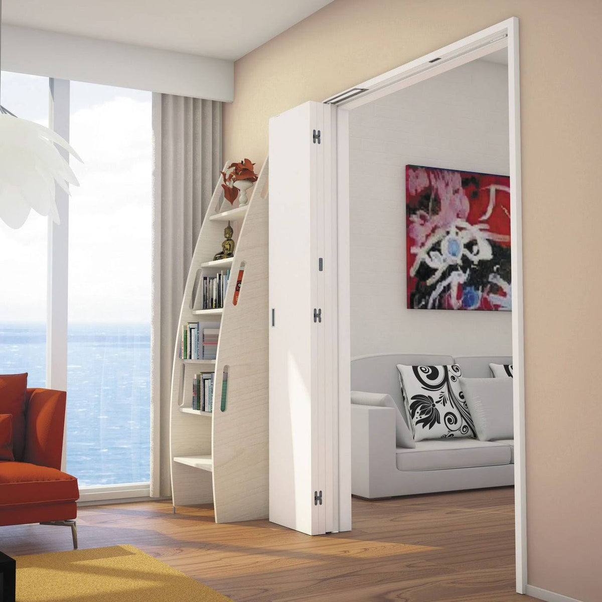 Compack 180 - Folding Door Hardware Set, Size: 36