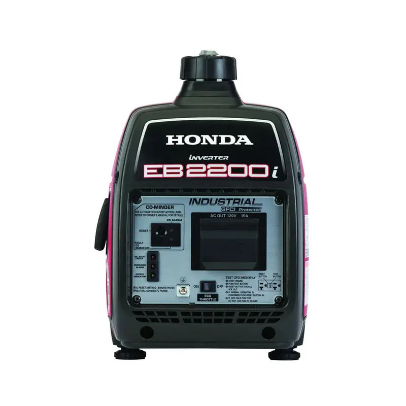 Honda EB2200ITAN Inverter Generator – 2200W, 121cc Gas Engine with CO Detection
