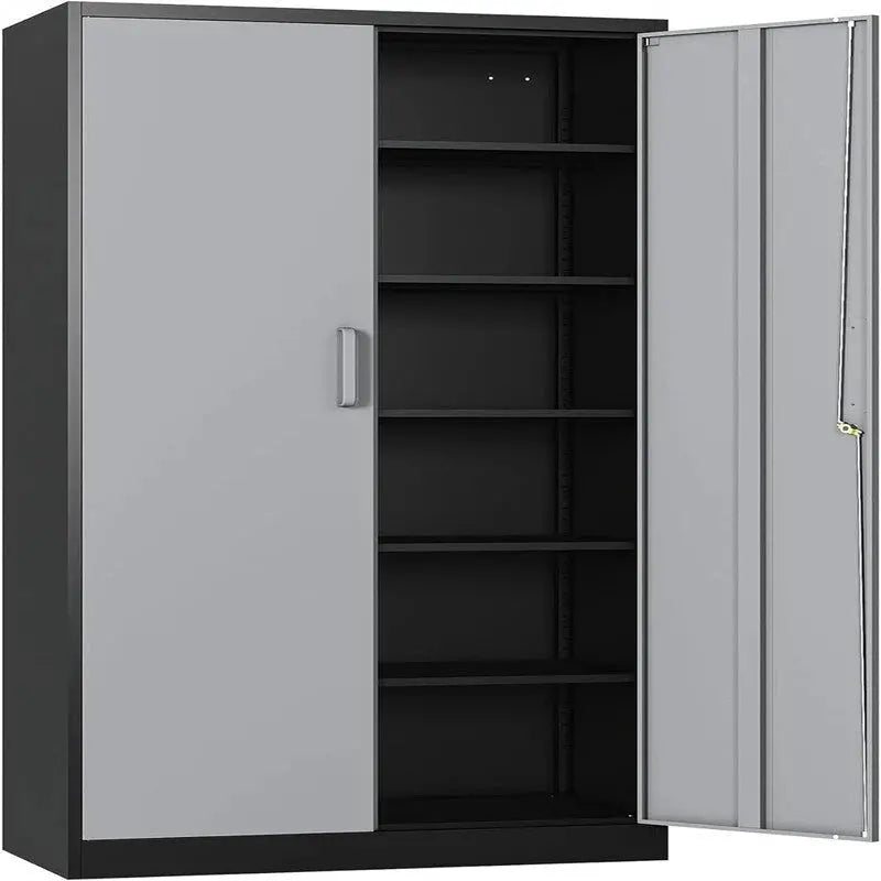 Heavy-Duty Metal Garage Storage Cabinet – Lockable, Freestanding Unit for Tools and Equipment Organization