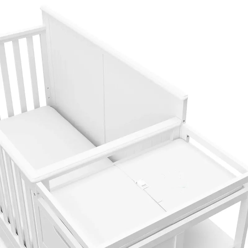 Graco Hadley 5-in-1 Convertible Crib with Integrated Changer and Storage Drawer