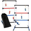 Ladder Ball Toss Game Set – Indoor/Outdoor Lawn Ladder Toss for Family Fun