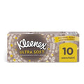 Kleenex Ultra Soft & Strong Facial Tissues, Pocket Pack, 9 ct, 10 Pack