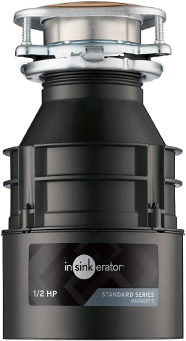 InSinkErator Badger 5 Garbage Disposal, Standard Series 1/2 HP Continuous Feed Food Waste Disposer