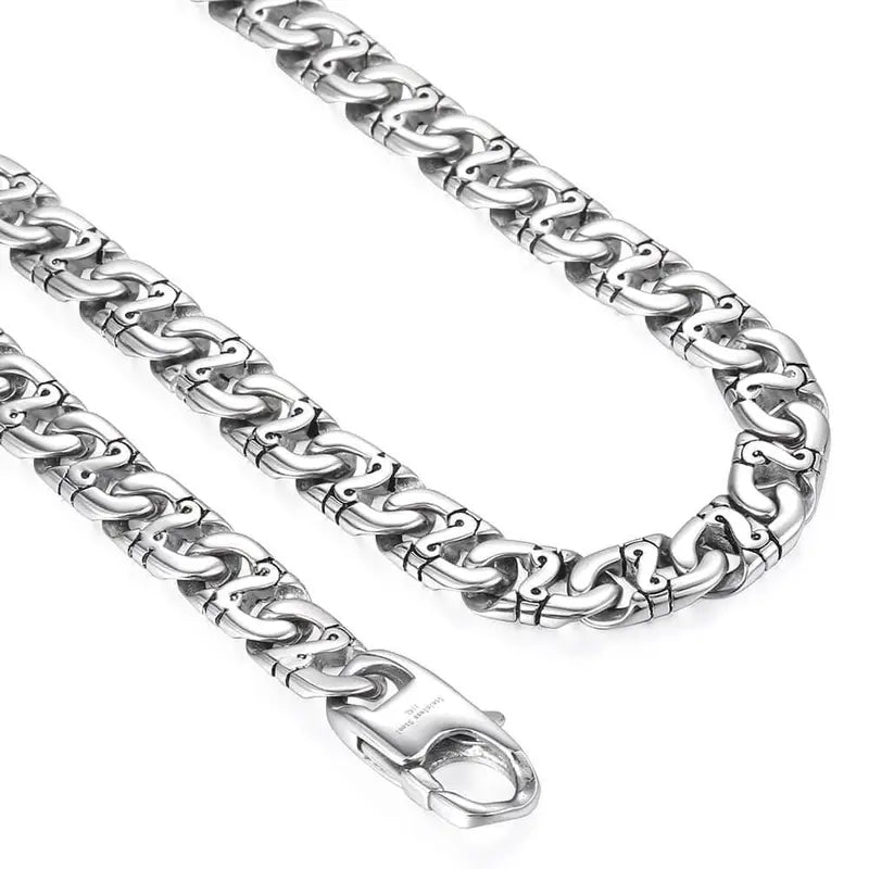 Men's Heavy Marina Chain in Polished Stainless Steel