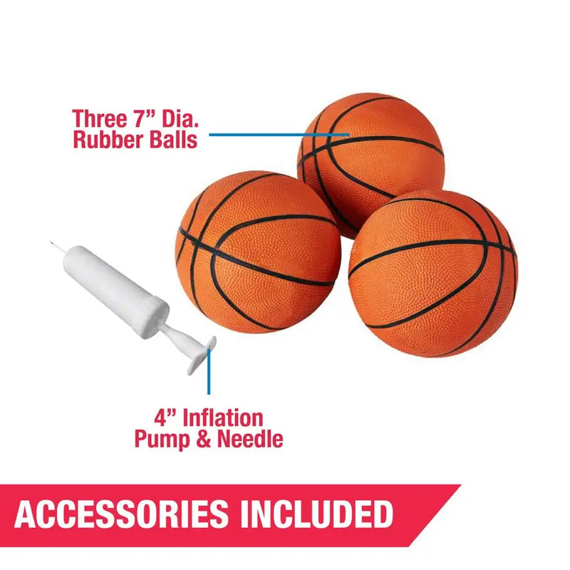 MD Sports 2-Player 81″ Foldable Arcade Basketball Game with LED Scoring and Sound Effects