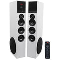 Rockville TM150W Bluetooth Home Theater System  Includes 10 Subwoofer & Remote Control (White)
