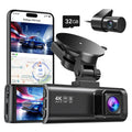 REDTIGER Dash Cam Front Rear, 4K/2.5K Full HD Dash Camera for Cars