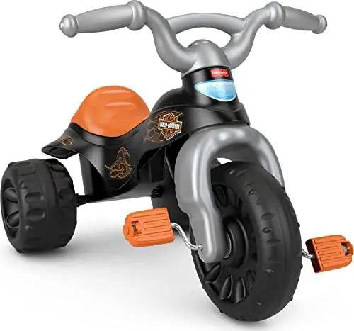 Fisher-Price Harley-Davidson Toddler Tricycle with Handlebar Grips & Storage – Amazon Exclusive